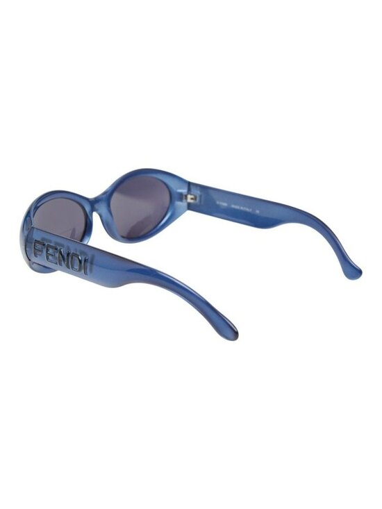 Fendi Sunglasses Oval Blue Acetate 1- Eyewear main image 4